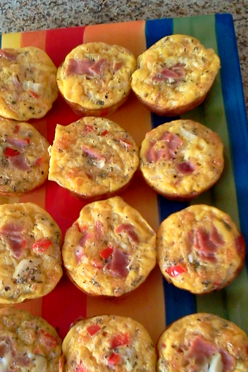 Breakfast omelette muffins